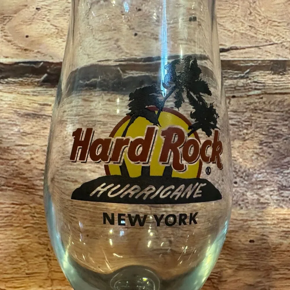 Hard Rock Hurricane New York Glass Clear 8.75